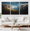 Yosemite National Park Wall Art Canvas Print – Framed