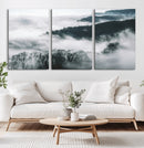 Foggy Forest Landscape Wall Art Canvas Print – Misty by MyGreatCanvas | Canvas Wall Art Prints | Photo Prints & Wall Decor