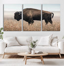 American Bison Wall Art Canvas Print – Majestic Buffalo