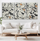 Wild Horse Stampede Wall Art Canvas Print – Monochrome by MyGreatCanvas | Canvas Wall Art Prints | Photo Prints & Wall Decor