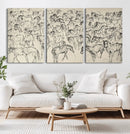 Wild Horse Stampede Wall Art Canvas Print – Monochrome by MyGreatCanvas | Canvas Wall Art Prints | Photo Prints & Wall Decor