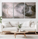 Abstract Grey Gold Wall Art – Modern Geometric Canvas by MyGreatCanvas | Canvas Wall Art Prints | Photo Prints & Wall Decor