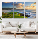 Pebble Beach Golf Links Wall Art Canvas Print – Iconic
