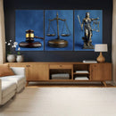 Legal Justice Wall Art Canvas Print – Gavel, Scales & Lady by MyGreatCanvas | Canvas Wall Art Prints | Photo Prints & Wall Decor