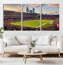 Chicago Bears Soldiers Field Wall Art Canvas Print – Framed