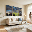 Chicago Dome Stadium Wall Art Canvas Print – Framed Modern