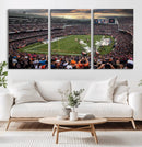 Chicago Bears Soldiers Field Wall Art Canvas Print – Framed by MyGreatCanvas | Canvas Wall Art Prints | Photo Prints & Wall Decor