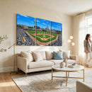 Wrigley Field Baseball Stadium Canvas Wall Art – Packed