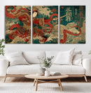 Tsukioka Yoshitoshi Samurai Wall Art – Japanese Katana by MyGreatCanvas | Canvas Wall Art Prints | Photo Prints & Wall Decor