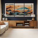 Yayoi Kusama Inspired Japanese Landscape Wall Art Canvas by MyGreatCanvas | Canvas Wall Art Prints | Photo Prints & Wall Decor