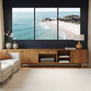 Aerial Beach Wall Art Canvas Print, Coastal Ocean Waves and by MyGreatCanvas | Canvas Wall Art Prints | Photo Prints & Wall Decor