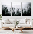 Elk Wall Art Canvas Print – Framed Snowy Forest Scene Art by MyGreatCanvas | Canvas Wall Art Prints | Photo Prints & Wall Decor