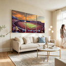 Dooley Stadium Wall Art, Sports Arena Canvas Print, Dooley
