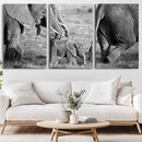 Wild Elephant Wall Art Canvas Print by MyGreatCanvas | Canvas Wall Art Prints | Photo Prints & Wall Decor