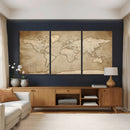 Colorful Watercolor World Map Canvas Wall Art – Framed by MyGreatCanvas | Canvas Wall Art Prints | Photo Prints & Wall Decor