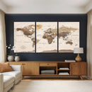 World Map Canvas Print – Framed Detailed Map of the World by MyGreatCanvas | Canvas Wall Art Prints | Photo Prints & Wall Decor