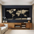 World Map Wall Art Print – Detailed Map of the World Wall by MyGreatCanvas | Canvas Wall Art Prints | Photo Prints & Wall Decor