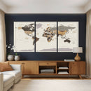 World Map Wall Art Print by MyGreatCanvas | Canvas Wall Art Prints | Photo Prints & Wall Decor