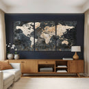 World Map Canvas Print – Detailed Map of the World Wall Art by MyGreatCanvas | Canvas Wall Art Prints | Photo Prints & Wall Decor