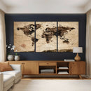 World Map Wall Art Canvas Print by MyGreatCanvas | Canvas Wall Art Prints | Photo Prints & Wall Decor