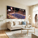 Boise State Stadium Large Wall Art Canvas Print for Living