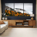 Autumn Forest Wall Art Canvas Print, Foggy Mountain by MyGreatCanvas | Canvas Wall Art Prints | Photo Prints & Wall Decor