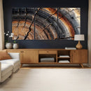 Abstract Tree Ring Wall Art Print – Natural Rustic Wood by MyGreatCanvas | Canvas Wall Art Prints | Photo Prints & Wall Decor