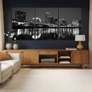 Austin Skyline Wall Art Canvas Print, Austin Downtown Night by MyGreatCanvas | Canvas Wall Art Prints | Photo Prints & Wall Decor