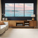 Ocean Wave Wall Art Canvas Print, Pastel Surf Seascape by MyGreatCanvas | Canvas Wall Art Prints | Photo Prints & Wall Decor