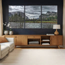 Yosemite Valley River Wall Art Canvas Print, Granite Cliffs by MyGreatCanvas | Canvas Wall Art Prints | Photo Prints & Wall Decor