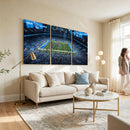 Detroit Lions Stadium Wall Art Canvas Print, Football Field