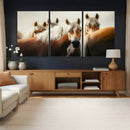 Wild Horse Herd Wall Art Canvas Print, Natural Horse by MyGreatCanvas | Canvas Wall Art Prints | Photo Prints & Wall Decor
