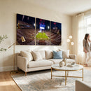 Oklahoma Memorial Stadium Wall Art Canvas Print – Oklahoma