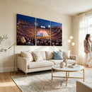 Oklahoma Memorial Stadium Wall Art Canvas Print – Oklahoma
