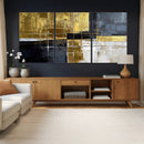 Gold Navy Abstract Wall Art Canvas Print, Modern Luxury by MyGreatCanvas | Canvas Wall Art Prints | Photo Prints & Wall Decor