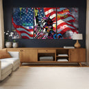 USA Statue of Liberty Graffiti Street Art Wall Art Canvas by MyGreatCanvas | Canvas Wall Art Prints | Photo Prints & Wall Decor