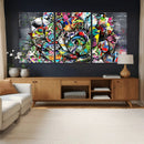 Abstract Graffiti Collage Street Art Wall Art Canvas Print by MyGreatCanvas | Canvas Wall Art Prints | Photo Prints & Wall Decor