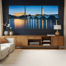Washington DC Wall Art Canvas Print – Lincoln Memorial Night by MyGreatCanvas | Canvas Wall Art Prints | Photo Prints & Wall Decor