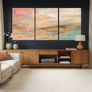 Abstract Pastel Landscape Wall Art Canvas Print – Soft Pink by MyGreatCanvas | Canvas Wall Art Prints | Photo Prints & Wall Decor