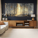 Abstract Birch Forest Wall Art Canvas Print – Modern Neutral by MyGreatCanvas | Canvas Wall Art Prints | Photo Prints & Wall Decor