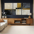 Abstract Gold and Black Wall Art Canvas Print – Modern by MyGreatCanvas | Canvas Wall Art Prints | Photo Prints & Wall Decor