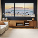 Seagulls Over Ocean Wall Art Canvas Print – Coastal Beach by MyGreatCanvas | Canvas Wall Art Prints | Photo Prints & Wall Decor