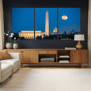 Washington DC Skyline Wall Art Canvas Print – Lincoln by MyGreatCanvas | Canvas Wall Art Prints | Photo Prints & Wall Decor