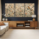 Vintage Birds and Flowers Wall Art Canvas Print, Botanical by MyGreatCanvas | Canvas Wall Art Prints | Photo Prints & Wall Decor