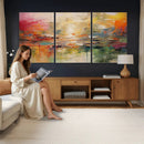 Colorful Abstract Canvas Wall Art — Large Textured Oil by MyGreatCanvas | Canvas Wall Art Prints | Photo Prints & Wall Decor