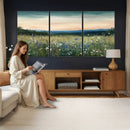 Wildflower Meadow Oil Painting Canvas — Daisy Lavender by MyGreatCanvas | Canvas Wall Art Prints | Photo Prints & Wall Decor