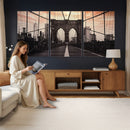 Brooklyn Bridge Canvas Wall Art, New York City Skyline Photography Print, NYC Landmark Urban Decor Artwork by MyGreatCanvas | Canvas Wall Art Prints | Photo Prints & Wall Decor