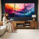 Colorful Abstract Canvas Wall Art Print, Vibrant Popup Color Art Print by MyGreatCanvas | Canvas Wall Art Prints | Photo Prints & Wall Decor