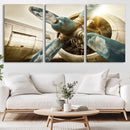 Vintage Airplane Canvas Print by MyGreatCanvas | Canvas Wall Art Prints | Photo Prints & Wall Decor