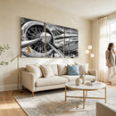 Vintage Antique Airplane Wall Art Canvas Print